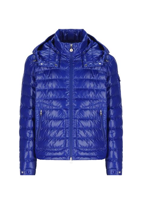 piumino Lauros blu accesso con imbottitura in piuma d'oca MONCLER | LAUROS 1A000-20-595ZJ75N